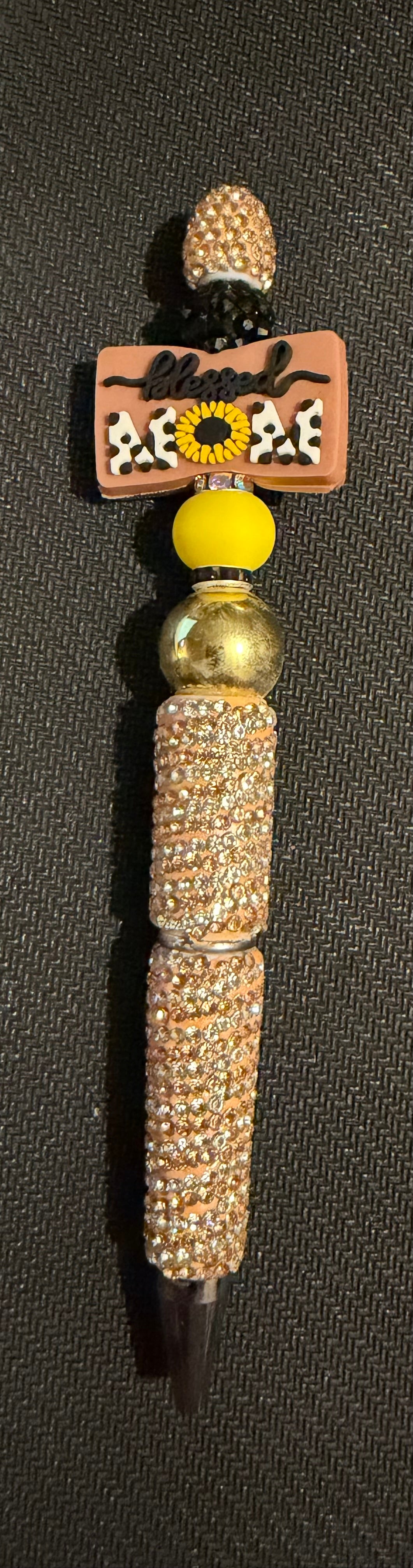 Pre-made rhinestone pens