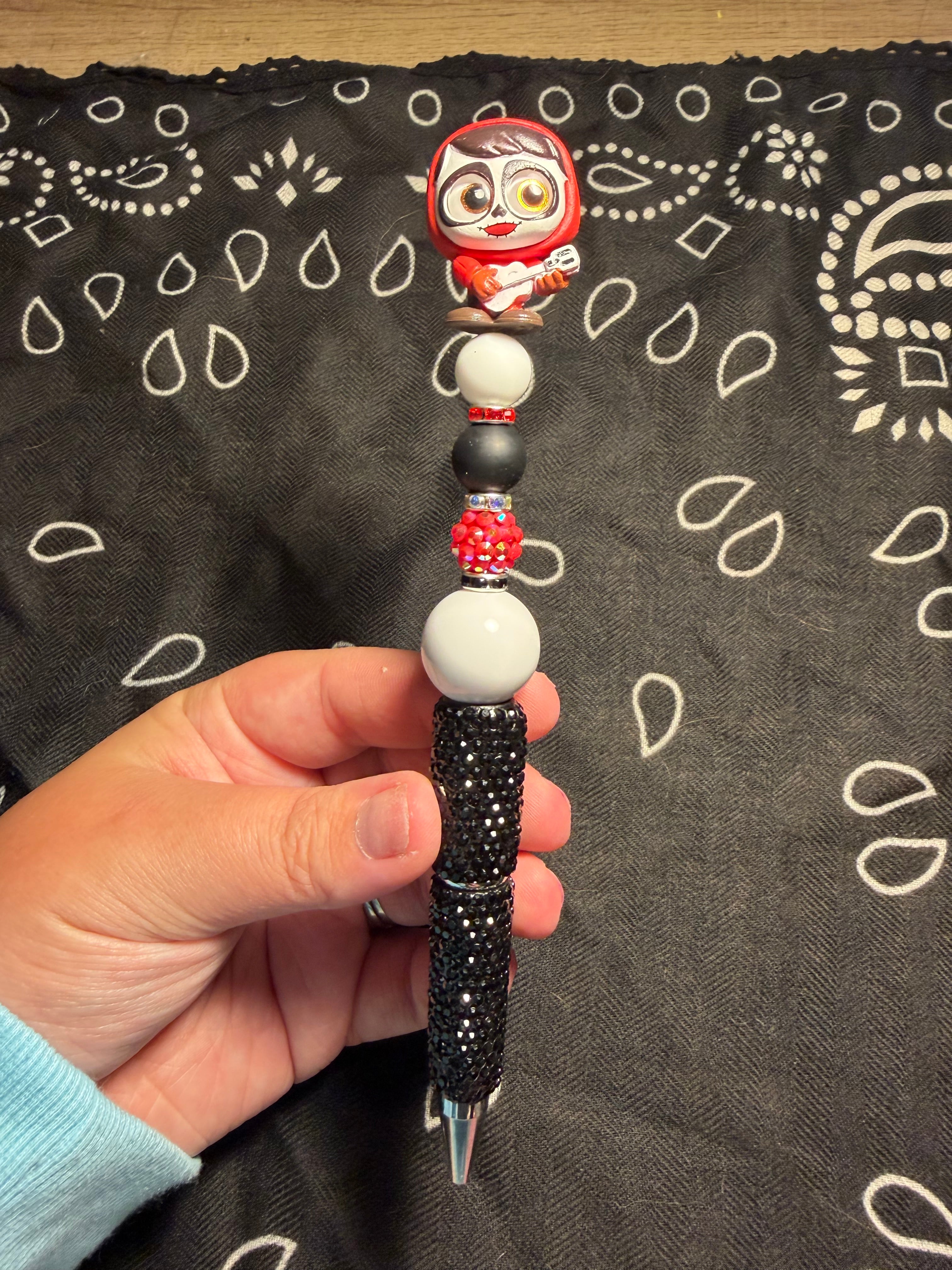 Pre-made rhinestone pens