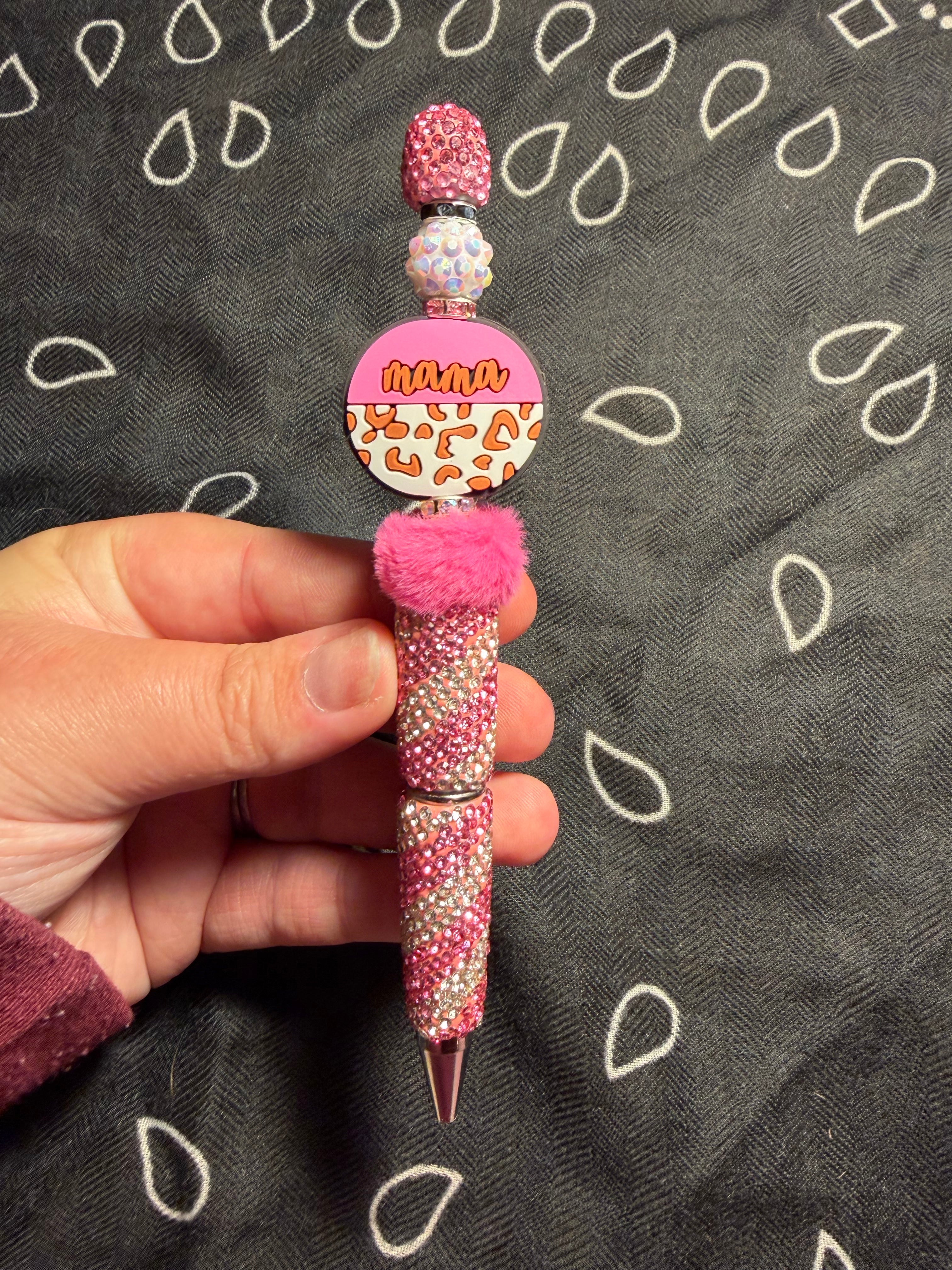 Pre-made rhinestone pens