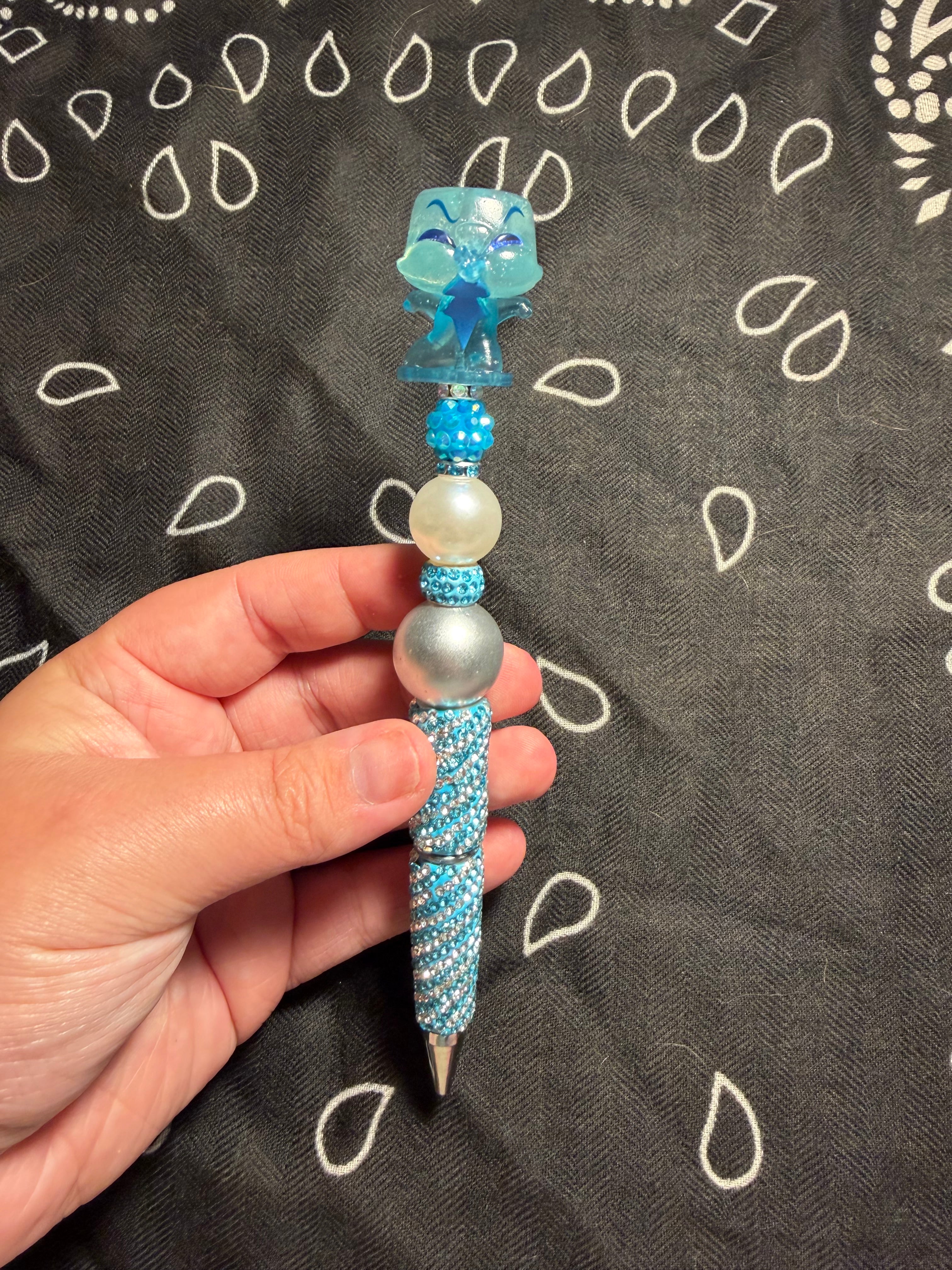 Pre-made rhinestone pens