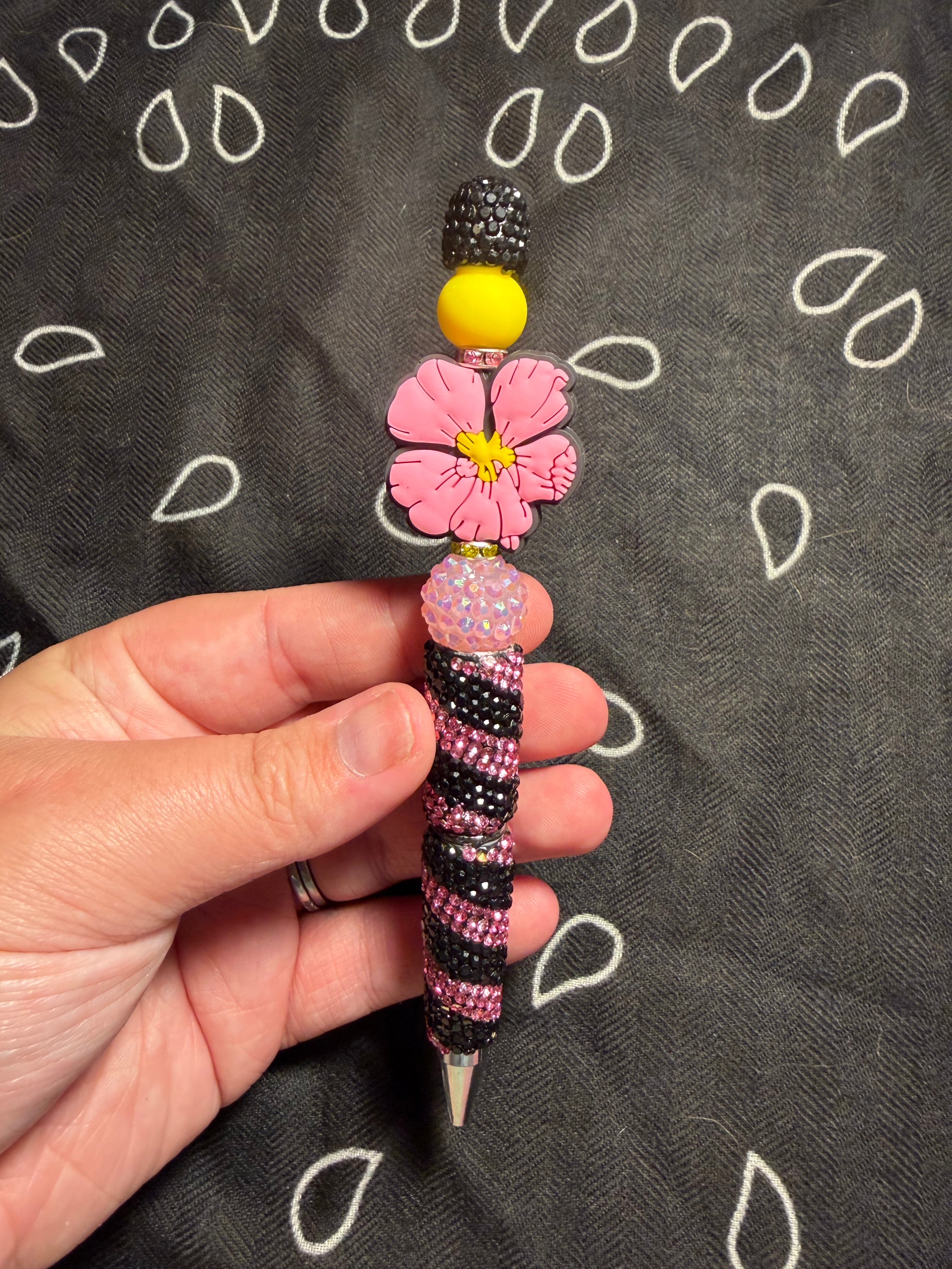 Pre-made rhinestone pens