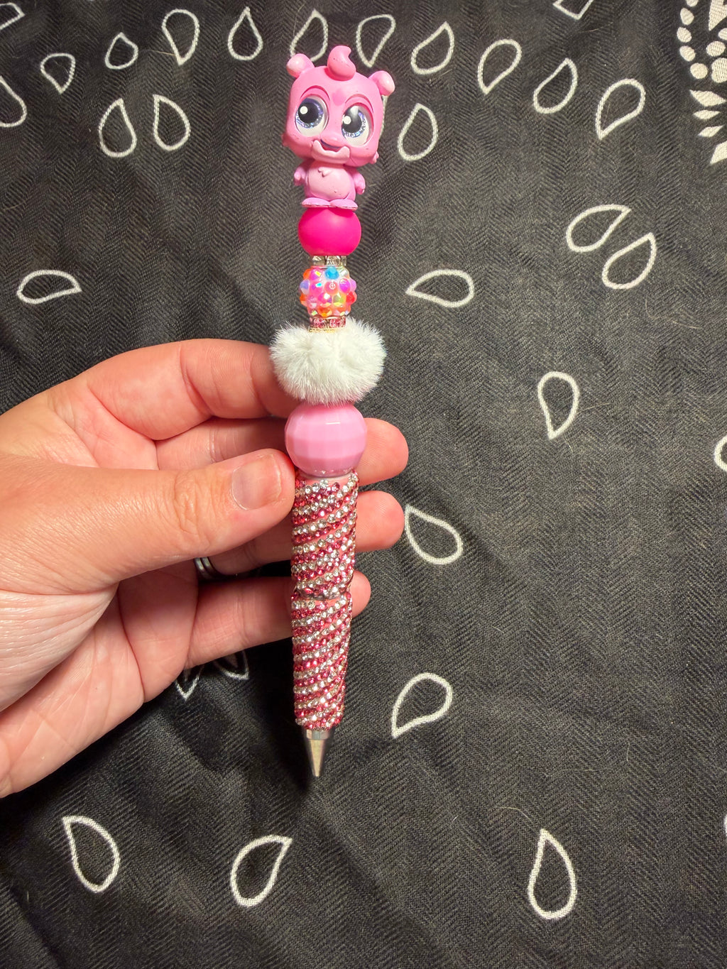 Pre-made rhinestone pens