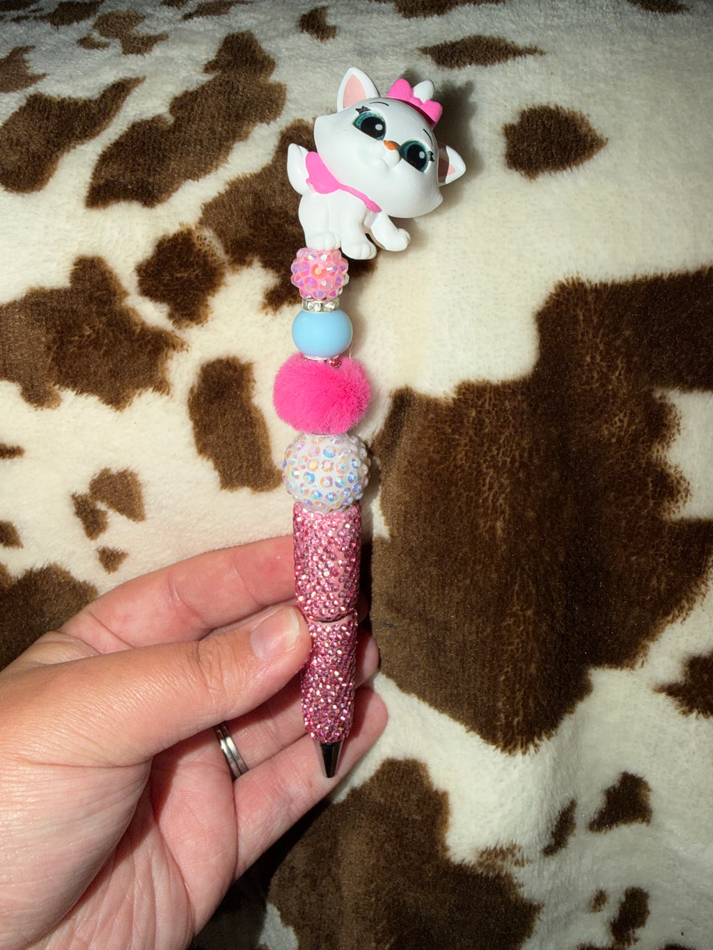 Pre-made rhinestone pens