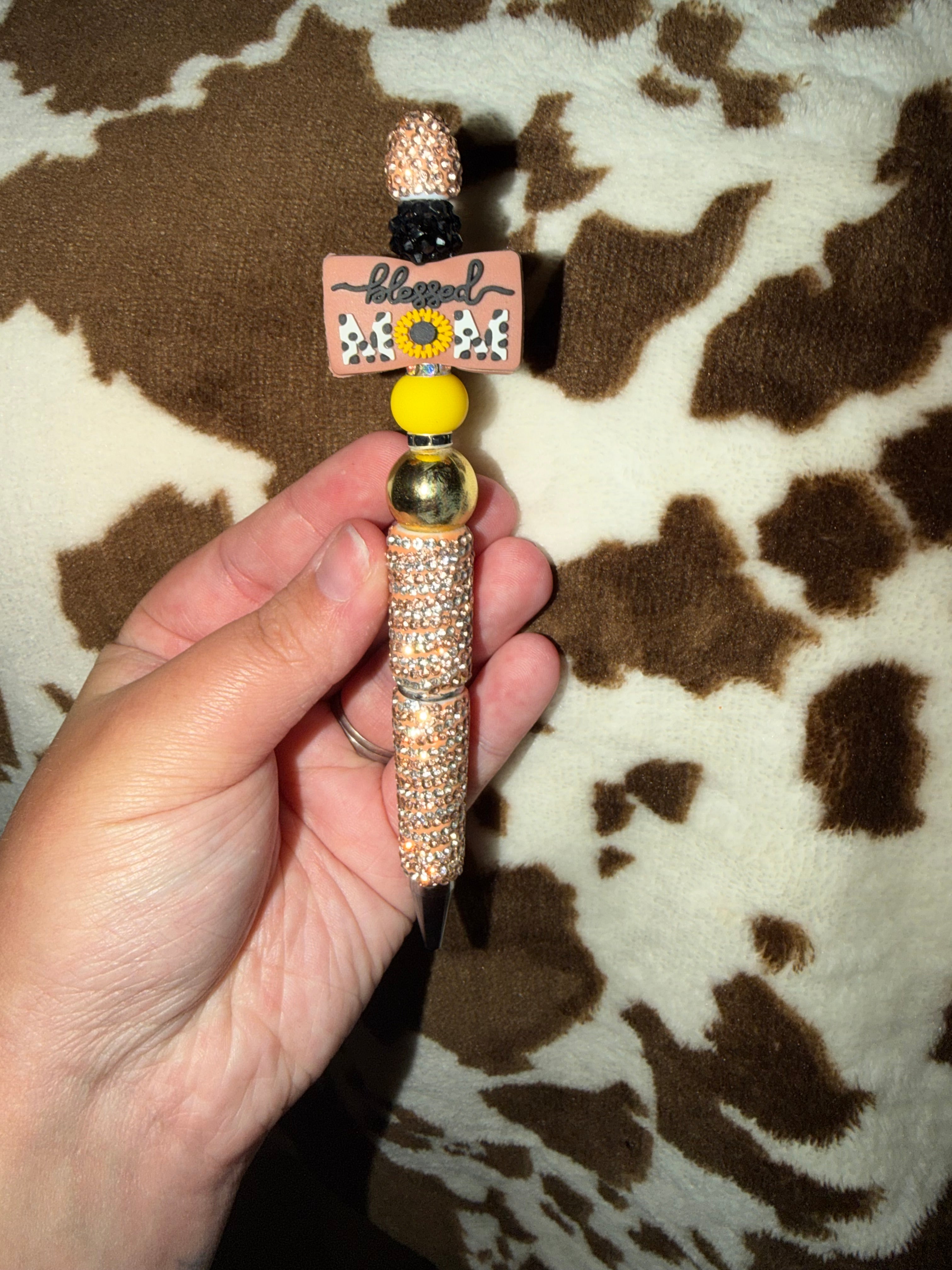 Pre-made rhinestone pens